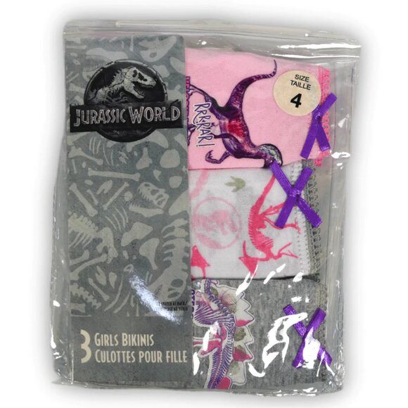 Pack of 3 Jurassic World Girl's Bikini - Picture 1 of 4